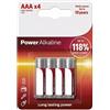 Blendend BATTERIA ALKALINA AAA - LR03 1,5 V (BLISTER 4 pezzi) Ø10,5 x 44,5 mm. Energia durevole e affidabile per giocattoli e telecomandi, garantendo prestazioni ottimali ad ogni utilizzo.