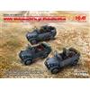 ICM: WWII Wehrmacht le.gl.Einheitz-Pkw(le.gl.PKWKfz.1,le.gl.Einheitz-PkwKfz.2,Pk