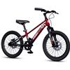Bicicletta per Bambini 6-8 Anni 20 con Freni a Disco Rosso e Nero