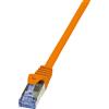 LogiLink CAT6A S/FTP Patchkabel AWG26 PIMF orange 3,00m [CQ3068S]
