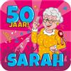 Paperdreams-Targhetta commemorativa - Sarah-Cartoon
