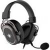 SPYCO - Cuffie da gioco Impulse HE-122, audio 7.1 surround, microfono, compatibili con PC, Mac, Xbox One, PS4, Switch, nere e argentate. Spyco