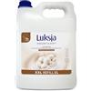 LUKSJA, sapone liquido cremoso in cotone, ricarica da 5 l, sapone per le mani, lavaggio a mano
