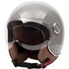 Cecotec Casco Moto Aperto Tipo Jet UrbanShield Casco Motocicletta Jet XS | Doppia Calotta ABS, Leggero, Visiera Parasole Integrata, Design Ventilato, Interno Imbottito, Ideale gli Spostamenti Urbani