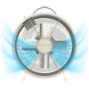Cecotec Ventilatore da tavolo EnergySilence 400 RetroDesk Beige Cool, 25 W | 20 cm di diametro, 4 pale, 2 velocità, base stabile, griglia di protezione e design minimalista