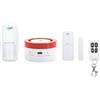 PNI Safe House PG600LR - Sistema di allarme senza fili, 2 pezzi, connessione wireless, antifurto, allarme wireless, allarme intelligente tramite applicazione Tuya Smart