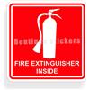 Stickify Adesivi PVC Auto Moto Kit Primo Soccorso Estintore Antincendio a Bordo