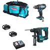 MAKITA Kit 18V MSB2P2 (DHR171 + DDF482 + 2 x 5,0 Ah + DC18RC + Trolley)