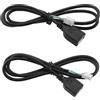 Be In Your Mind Cavo Prolunga USB Per Auto 2 Pezzi Connettore 4 Pin E 6 Pin 76 Cm Compatibile Con Android Ricarica Rapida Telefoni Cellulari Unità Flash USB Esterne Stereo Per Autoradio