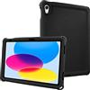 TECHGEAR Custodia Protettiva Progettata per iPad 10 Generazione 2022 10,9, Cover Antiscivolo in Silicone Morbido e Resistente agli urti Con Pellicola Protettiva, Cover iPad 10 Idiale per bambini