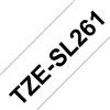 Brother tze-sl261 nastro per etichettatrice nero su bianco