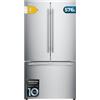 Cecotec Frigorifero French Door 576 l Total NoFrost Bolero CoolMarket FD 576 Inox E. Compressore Inverter Plus, basso Consumo, Display Elettronico interno, Maniglie Metalliche, modo Smart