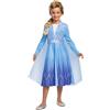 Disguise Costume Elsa Frozen 2 Bambina - Vestito Carnevale Blu per Bambini, Costumi di Carnevale Disponibile in Taglia XS S M