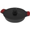 Cecotec Casseruola Bassa 28cm Rivestimento Antiaderente Collezione Gourmet+ | Fondo 5,5 mm, 3 Strati Antiaderenti ILAG Ultimate Protect Pro, Tutti i Piani Cottura