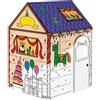 BANKERS BOX Casa di Cartone Compleanno per Bambini XL (121,3 x 81,3 x 81,3 cm) - Casetta da Colorare - Certificata FSC, Riciclabile - Divertimento Arte e Creatività - Età 3+