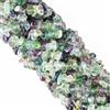 Ouubuuy 260 pz Perline Di Cristallo Di Fluorite Naturale Chips Da 5mm A 8mm Perline Di Pietre Preziose Irregolari Con Fori Fai Da Te Per Braccialetti, Collane, Orecchini, Creazione Di Gioielli, Artigi