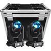 www.newhotstyle.com COPPIA DI TESTE MOBILI BEAM 10R 280W CON FLIGHT CASE 2PZ + CASE NUOVI MOVING