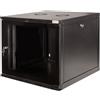 LogiLink W15A54B Mobile Rack Da Parete 15U 50 kg Serratura A Bullone Nero
