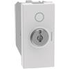 BTICINO MatixGO 1 modulo Bianco JW4012 Interruttore 2P 10 AX, 250Vac a chiave