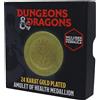 Fanattik Dungeons & Dragons 24k Gold Plated Medallion (PS4) (4K UHD Blu-ray)