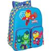 safta IRON MAN - Zaino per bambini, adattabile al carrello, facile da pulire, ideale per bambini di diverse età, comodo e versatile, qualità e resistenza, 26 x 11 x 34 cm