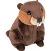 Wild Republic Europe ApS Wild Republic beaver 12 cm marrone in peluche