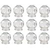 Kai Set di bicchieri per coppazione in vetro, per massaggi a vuoto, trattamenti benessere e applicazioni cosmetiche. Set di bicchieri per coppazione in vetro, ideale per il rilassamento. Include 12 pezzi di dimensioni 4,5 cm