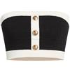 ELISABETTA FRANCHI - Top - Nero