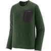 Patagonia R1 Air crew, Treeline green