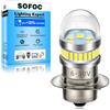 SOFOC P15S LED Bulb 1000LM Cool White Lampada LED Moto Scooter Faro Fendinebbia & DRL 6V 12V 24V 6-30V AC/DC Attacco Singolo 1Pcs
