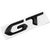 XLUCBS Emblema GT in Metallo per Auto Adesivo Logo Auto Badge per Peugeot GT Logo 307 206 207 208 301 405 407 508 2008 3008 5008, Adesivo 3D Posteriore di Ricambio (Nero)