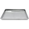 Baldassare Agnelli Pentole Agnelli COAL49/340 Teglia Rettangolare in Lega d'Alluminio 3003 con Orlo, Argento, 40 x 30 cm, 1 Pezzo