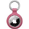 PESTON Porta AirTag, Custodie IP67 per Apple AirTag 1ª e 2ª Gen | Protezione AirTag, silicone da 2,5 mm, portachiavi in lega di zinco, per chiavi, valigie, zaini e collari, AirTag non incluso