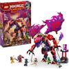 LEGO NINJAGO Thunderfang, il Drago del Caos, Action Figure Giocattolo Snodabile da Costruire con 6 Minifigure di Personaggi come Lloyd, Nya, Arin e Sora, Giochi per Bambini e Bambine da 8 Anni 71832