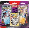 Pokémon : Blister migliorato di 2 booster (3 carte lucide, 1 pezzo e 2 booster Pokémon).