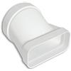 La Ventilazione CGO157B Giunto Orizzontale in ABS per Aerazione Canalizzata, 125 mm - 150x70 mm