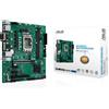ASUS PRO H610M-C CSM Scheda Madre mATX, Intel H610, LGA1700, DDR5, PCI 5.0, LAN