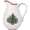 Villeroy & Boch - Toy's Delight caraffa per acqua brocca per succhi colorata, lavabile in lavastoviglie, decorazione natalizia, brocca da portata, stoviglie natalizie, porcellana premium
