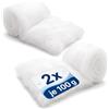 com-four® 200g Neve di Cotone per Decorazioni Natalizie, Neve Artificiale | Coperte di neve come neve decorativa