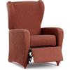 Eysa Llion Copripoltrona elastica per poltrona Relax di 60-75cm (misura schienale) arancione.