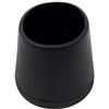 Adsamm® / 4 x puntali avvolgenti esterni/neri/Ø 29-31 mm/tondi/piedini in PVC per gambe di mobili tonde/puntali protettivi per arredi Adsamm® Quality