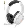 NUBWO HG04L Cuffie Gaming per PS5/PS4, Xbox Series X|S/Xbox One, Switch | Leggere 250g, Microfono Unidirezionale Clear, Paraorecchie in Memory Foam Morbido, Jack da 3,5mm per Gaming e Lavoro