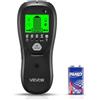 VEVOR Rilevatore di Montanti da Parete, Scanner Elettronico da Parete, Sensore con Display LCD ad Alta Definizione, Allarme Acustico, Sensore per Rilevamento per Cavi Elettrici, Nero
