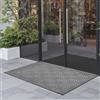 VEVOR Zerbino per Ingresso, 1562 x 914 mm, Tappetino Commerciale per Interni ed Esterni, Tappeto con Supporto, Tappeto Elegante d'Ingresso Lavabile Resistente per Corridoio, Balcone, Grigio