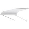 VEVOR Pensilina per Finestra Porta da 1016 x 1066 mm Tettoia per Porta Ingresso, Lega di Alluminio Antiruggine, Pensilina per Patio Esterno, per Protezione da Pioggia, Neve e Luce Solare