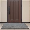VEVOR Zerbino per Ingresso, 1524 x 914 mm, Zerbino Commerciale per Interni ed Esterni, Tappeto d'Ingresso Industriale con Supporto, Tappeto d'Ingresso Lavabile Resistente per Corridoio, Grigio