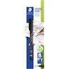 STAEDTLER Lumocolor 319 Marcatore per tessuti - nero, singolo, 0,6 mm | Inchiostro per tessuti lavabile in lavatrice, punta fine - etichettatura permanente di capi & tessuti - Art.-Nr. 319 LM F-9