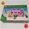 LEGO Minecraft Axolotl House 21247 Blocco Giocattolo Presente Animale...