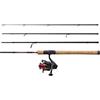 Abu Garcia Diplomat V2 - Combo da viaggio con canna e mulinello, ideale per viaggi, spinning, pesca con esca, fornita con custodia rigida da viaggio, varie lunghezze e pesi disponibili, nero/rosso