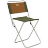 SHAKESPEARE Sgabello con schienale pieghevole, 100 kg, marrone/verde